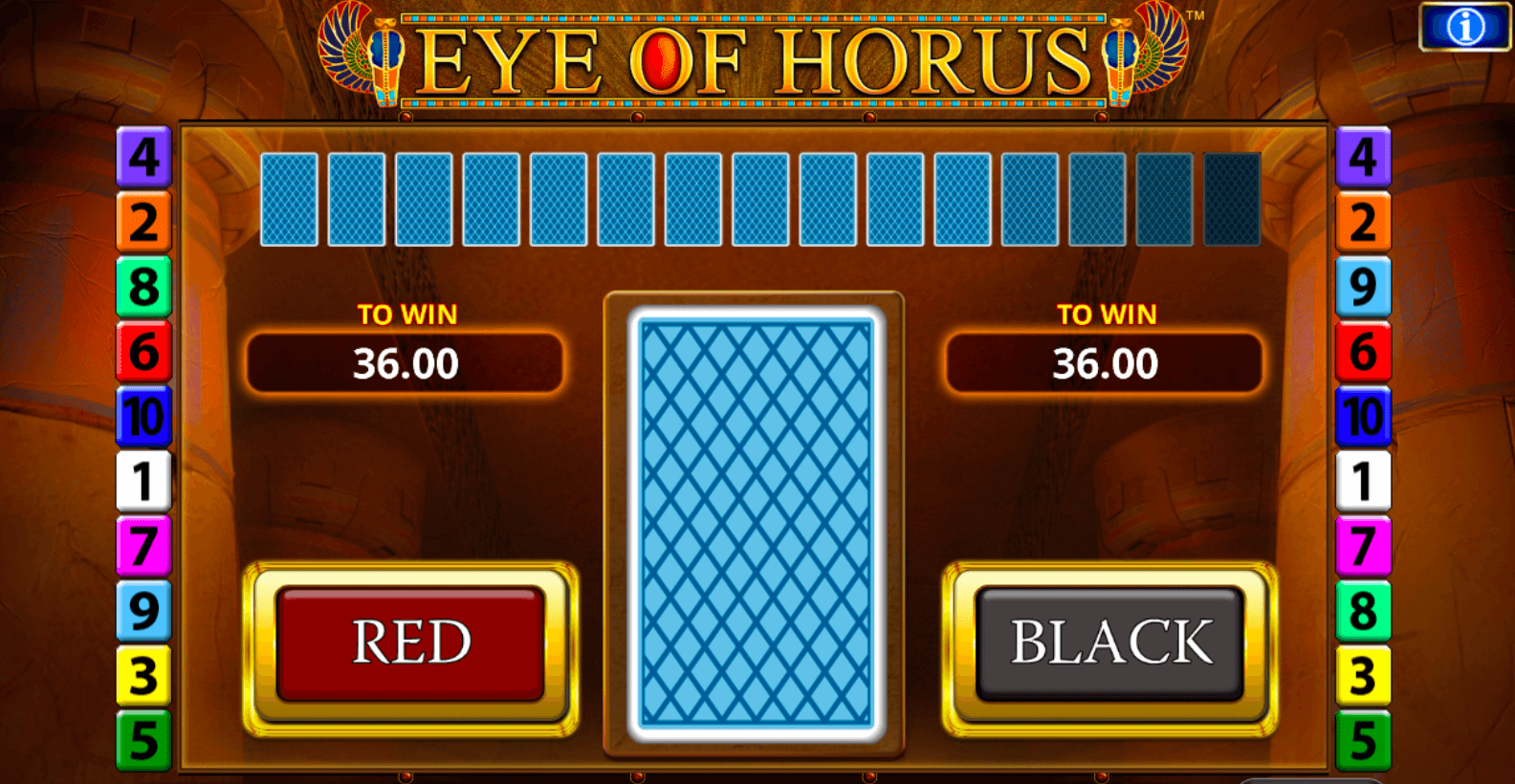 Gamble Feature bei Eye of Horus