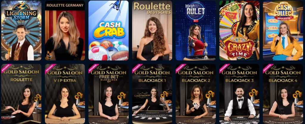 Livecasino erleben bei Playzilla